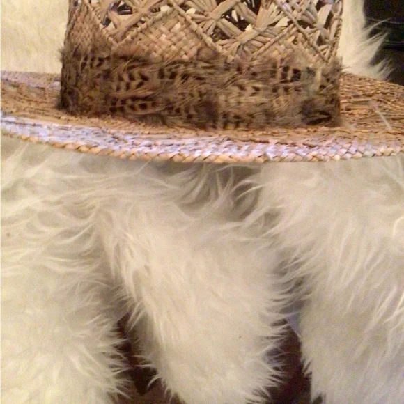 Rare Wyeth feathered seagrass boater